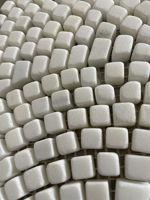 Thassos Marble Mini Fan Mosaic