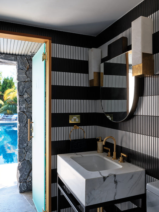 Twix Fusion Kitkat White Porcelain Mosaic