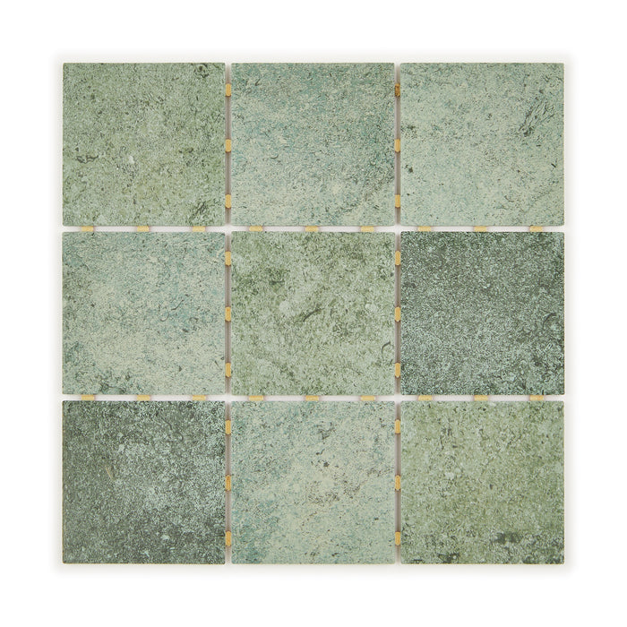 Balistone Square Ubud Mix Porcelain Mosaic 97x97x6