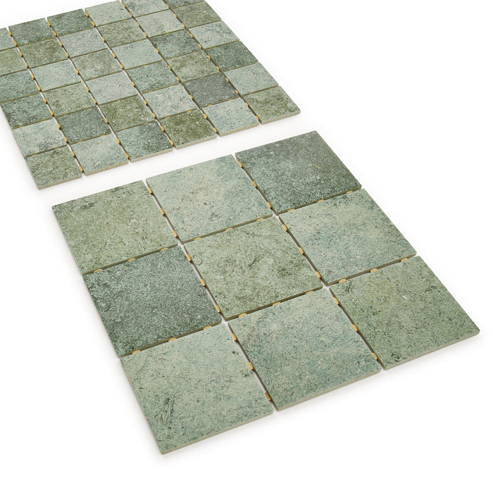 Balistone Square Ubud Mix Porcelain Mosaic 97x97x6