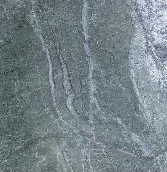 Checkerboard Verde & Milos Marble Tile