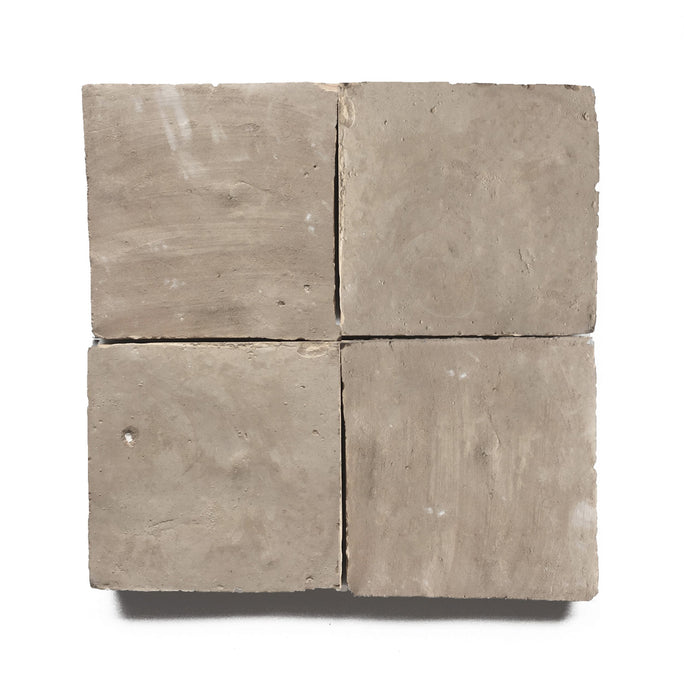 Zellige Moroccan Square Raw Terracotta Tile