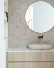 Load image into Gallery viewer, Zellige Gris Rosa Terracotta Moroccan Square
