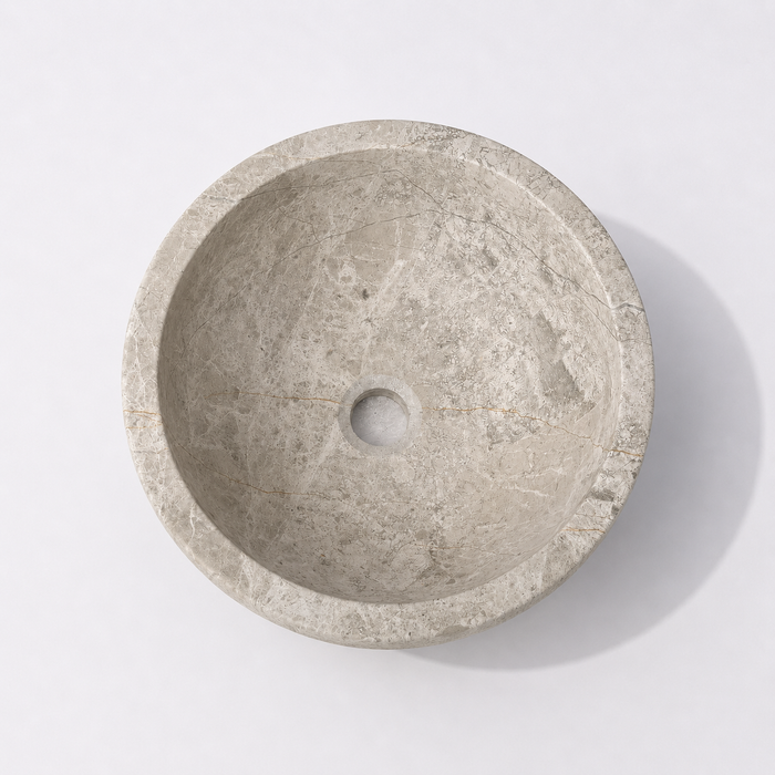 Roma Basin Tundra Grey Marble