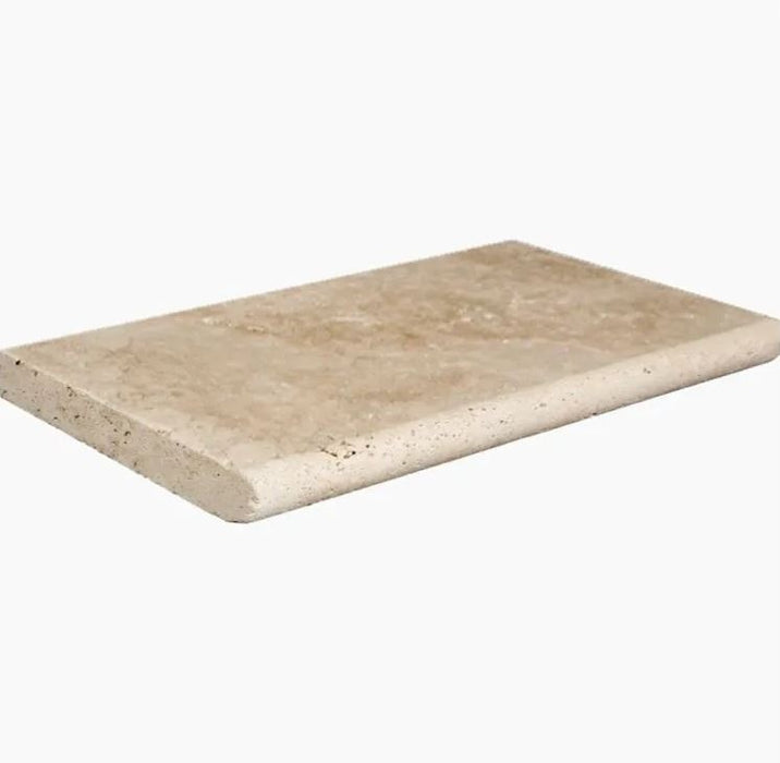 Classic Travertine Bullnose Coping 610x406x30