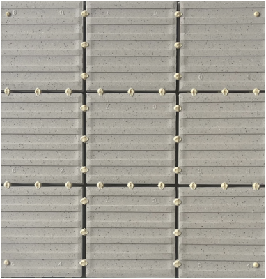 Balistone Square Ubud Mix Porcelain Mosaic 48x48x6