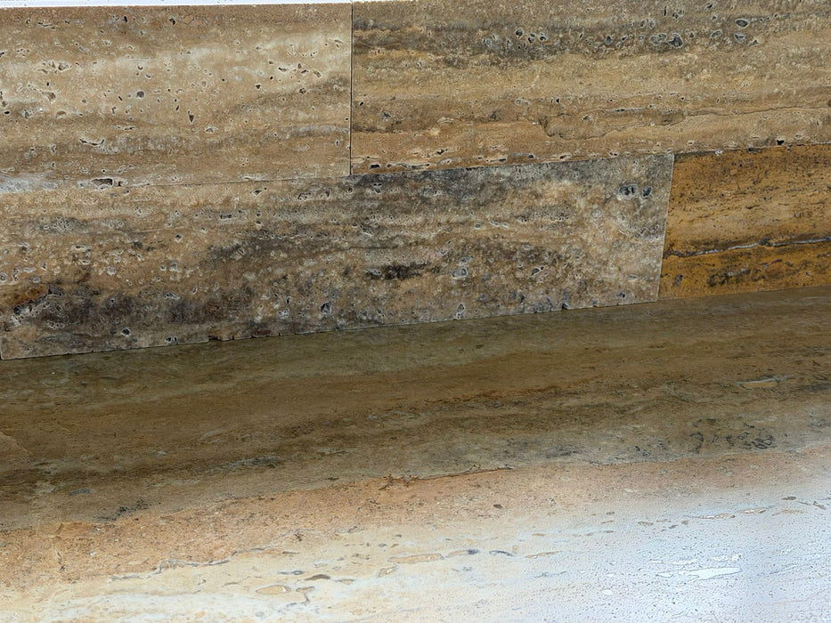 Country Classic Travertine Vein Cut Subway Tile