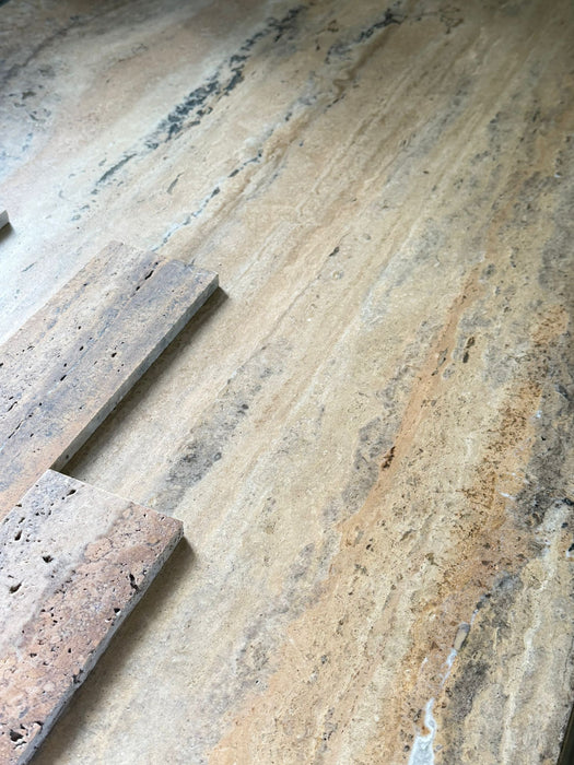 Country Classic Travertine Vein Cut Subway Tile