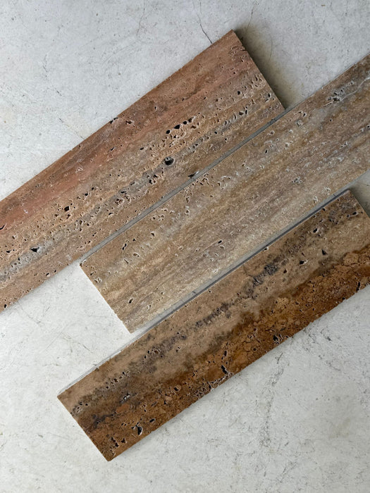 Country Classic Travertine Vein Cut Subway Tile