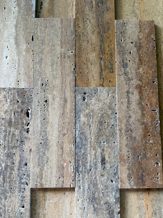 Country Classic Travertine Vein Cut Subway Tile