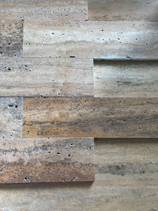 Country Classic Travertine Vein Cut Subway Tile