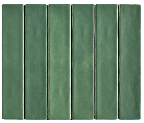 Mallorca Subway Green Ceramic Tile Matte