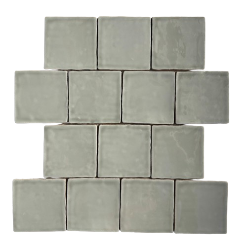 Majorca Square Moss Ceramic Tile Gloss