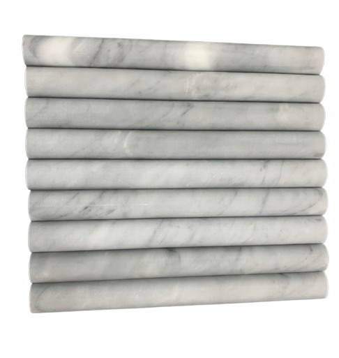 Carrara (Imperial White) Marble Flute