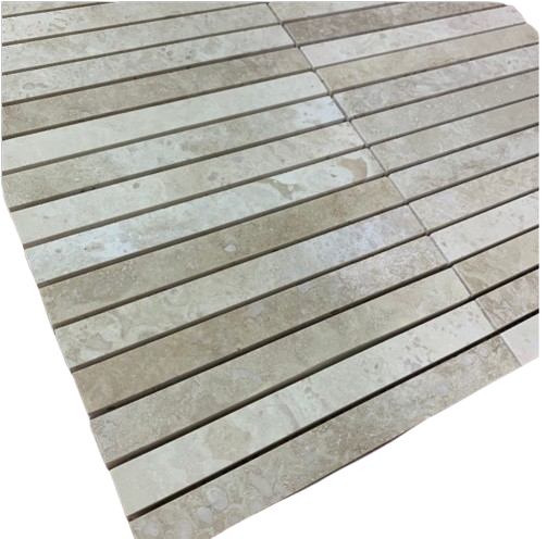 Classic Travertine Large Kitkat Mosaic