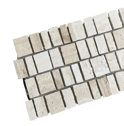 Cream Travertine Fiorano Mosaic