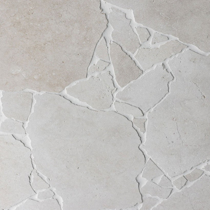 Ivory Travertine Crazy Pave