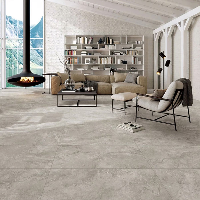 Nordic Grey Porcelain Tile 600x600x9