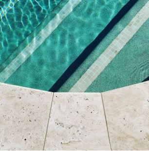 Classic Travertine Drop Face Coping 406x406x30