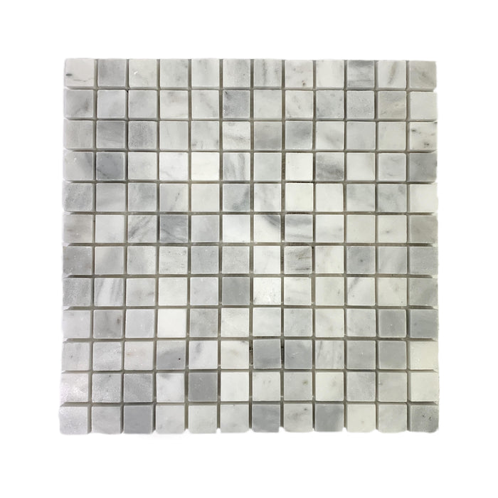 Carrara Marble Small Square Mosaic