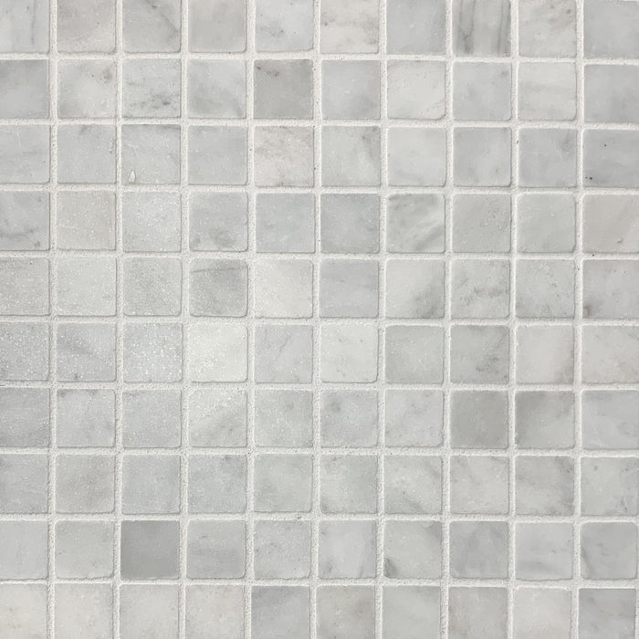 Carrara Marble Small Square Mosaic
