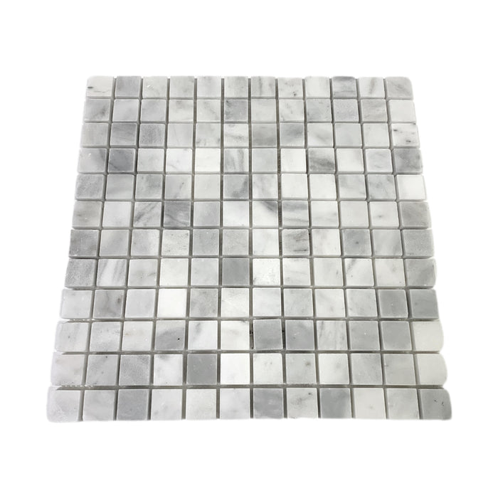 Carrara Marble Small Square Mosaic