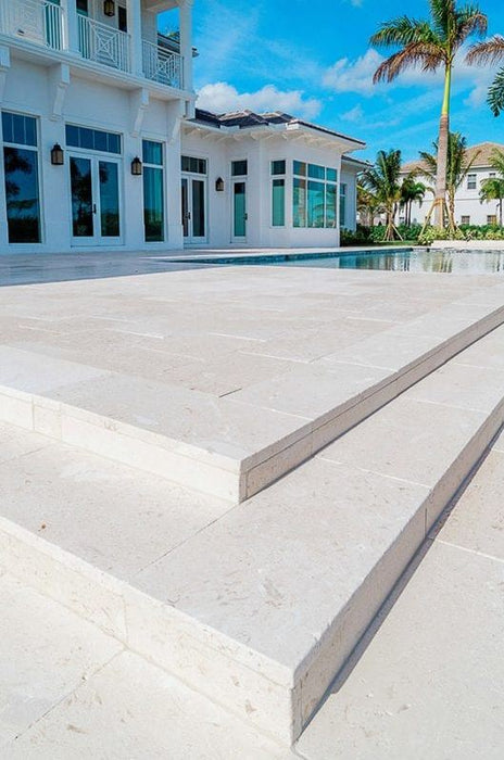 White Fossil Limestone Paver