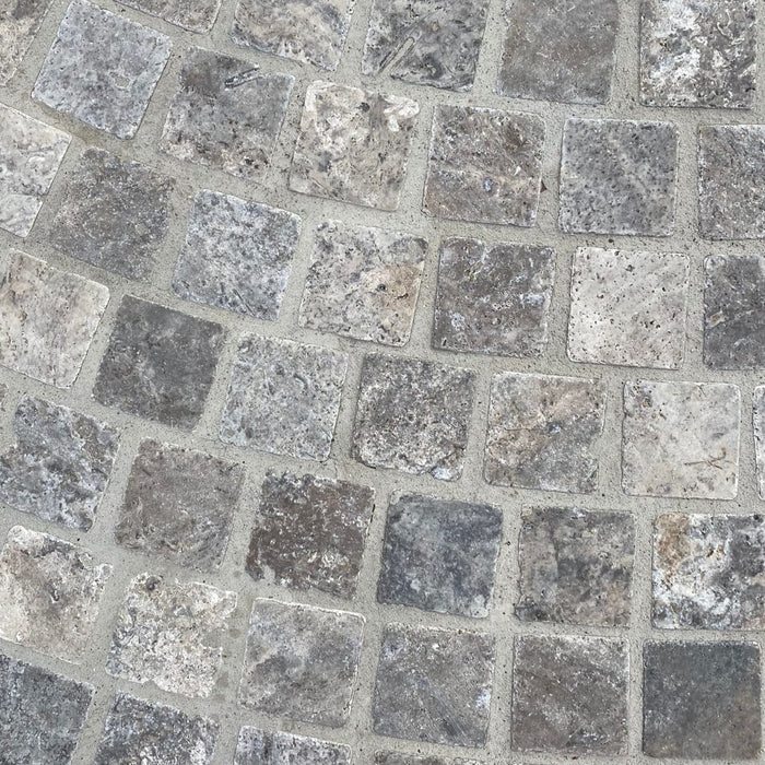 Silver Travertine Cobbles