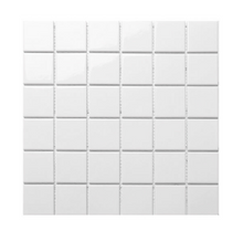 Load image into Gallery viewer, WHITE LARGE SQUARE MOSAIC MATTE
