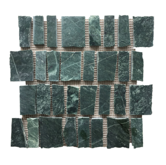 FIORANO INDIA GREEN HONED MOSAIC – Graystone Tile & Design Studio