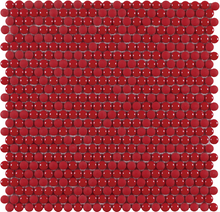 Load image into Gallery viewer, MINI RED PENNY ROUND SATIN MOSAIC
