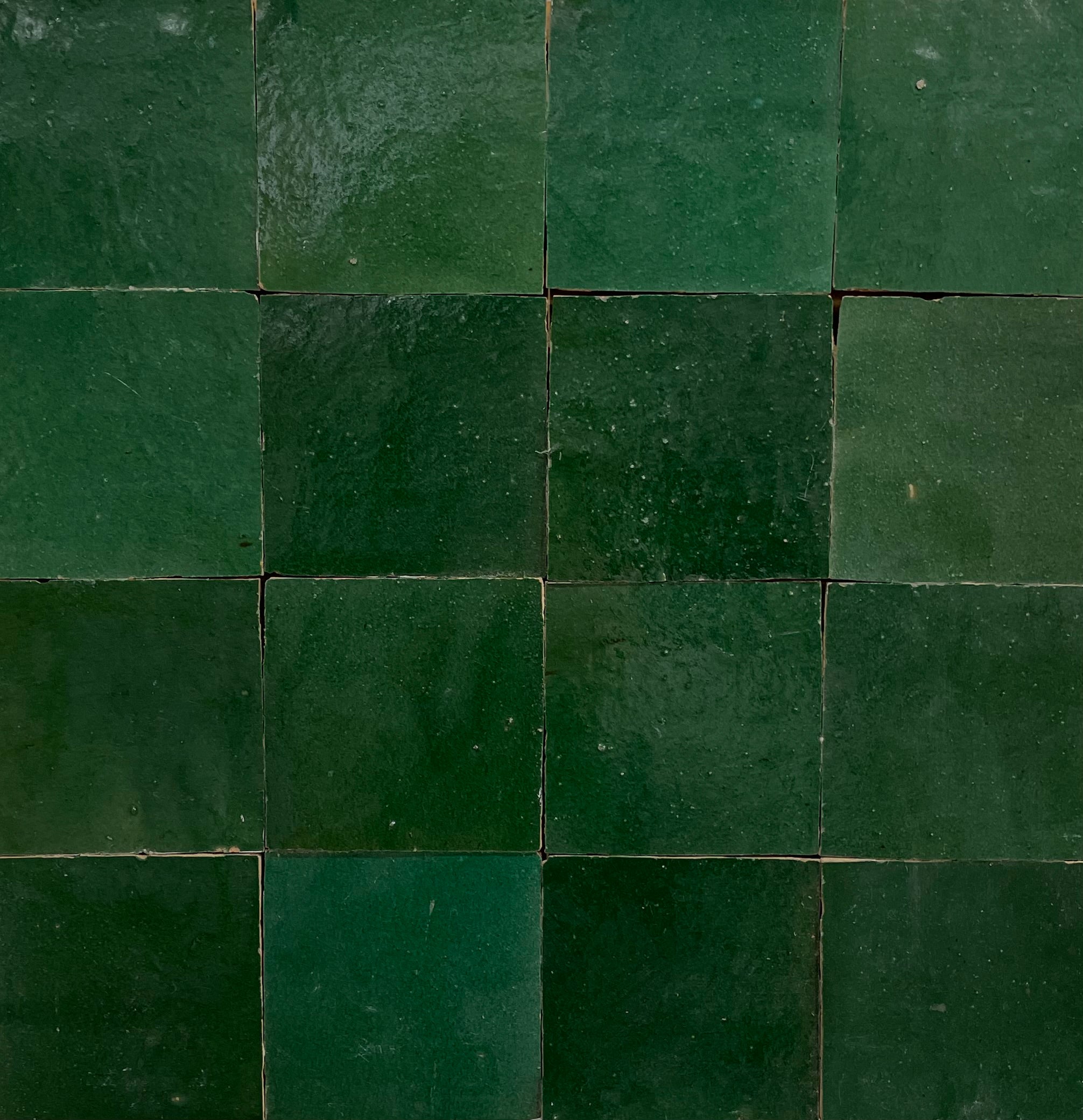 Zellige Emerald Terracotta Moroccan Square – Graystone Tile & Design Studio