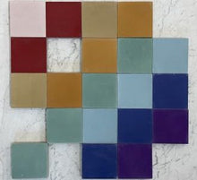 Load image into Gallery viewer, Rose Water Encaustic Tile

