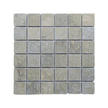 Load image into Gallery viewer, CHATEAU LIMESTONE SQUARE TUMBLED MOSAIC
