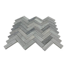 Load image into Gallery viewer, SOLTO MARBLE HERRINGBONE HONED MOSAIC
