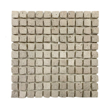 Load image into Gallery viewer, CLASSIC TRAVERTINE ANTIQUE SQUARE MOSAIC
