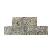 Load image into Gallery viewer, SILVER TRAVERTINE SPLITFACE WALL CLADDING - RANDOM LENGHTS
