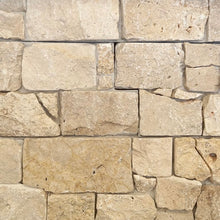 Load image into Gallery viewer, CREAM TRAVERTINE SPLITFACE WALL CLADDING - 200x600
