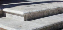 Load image into Gallery viewer, SILVER TRAVERTINE TUMBLED &amp; UNFILLED |  POOL COPING
