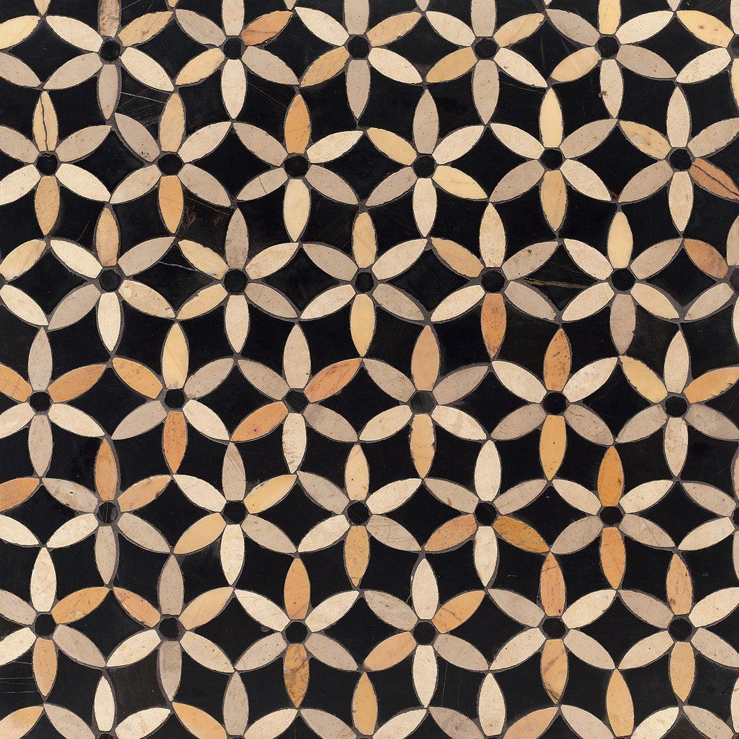 SONJA CREAM HONED MOSAIC