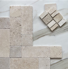 Load image into Gallery viewer, FIORANO CREMA TRAVERTINE MOSAIC
