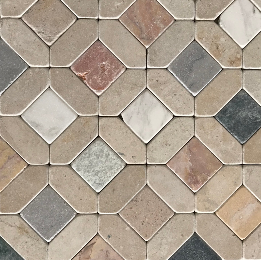 Maroc Mixed Marble Mosaic