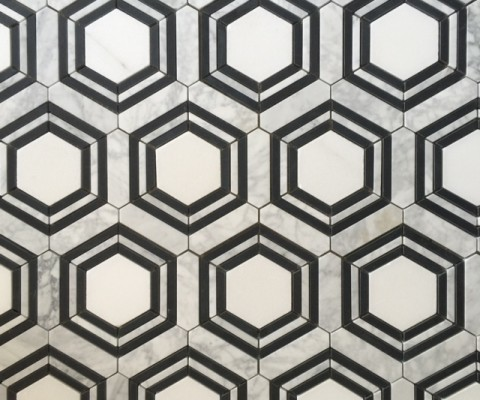 VANCOUVER HONED MARBLE MOSAIC