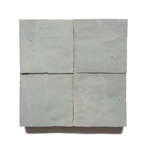 Load image into Gallery viewer, Zellige Vert Pale Green Terracotta Moroccan Square
