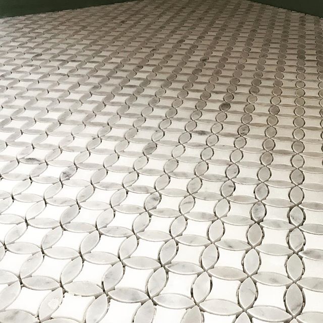 OTTAWA CARRARA AND THASSOS HONED MOSAIC